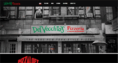 Desktop Screenshot of delvecchiospizza.com